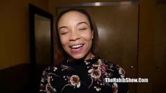 Redare Bruneta Amator Gros Regina Jamie Marvel Slobbers pe 3x BBCPowerful Black Cock