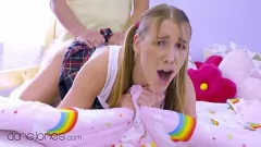 Play Czech Blonde Alexis Crystal in Sexy School Uniform Roleplay