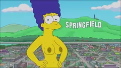 تشغيل مارج سيمبسون تحدي التعري XXX: كشف المؤخرة الكبيرة والثدي!