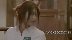Jouer Cameriera asiatica minima mina lussuosa hardcore cazzo nel ristorante