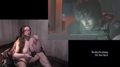 تشغيل Naughty Gamer's Naked Resident Evil 3 Run: BBW Babe with Tattoos & Percings
